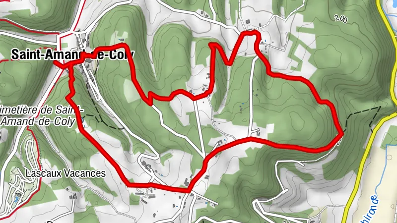 Boucle des Murailles n ° 26 / Coly-Saint Amand