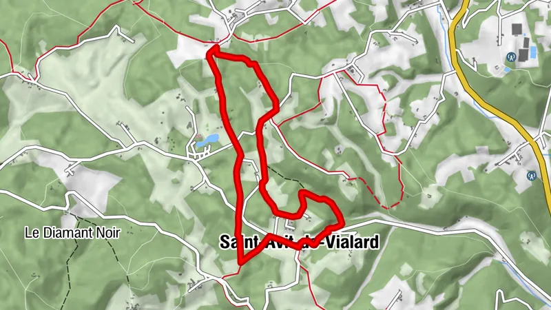Boucle de la Font du But n°9 / Saint Avit de Vialard