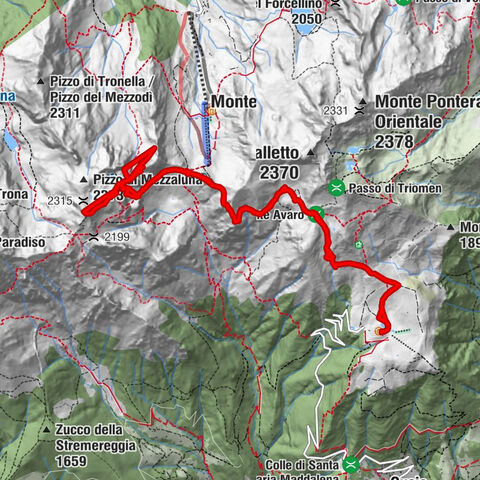 Cima Piazzotti Rifugio Benigni