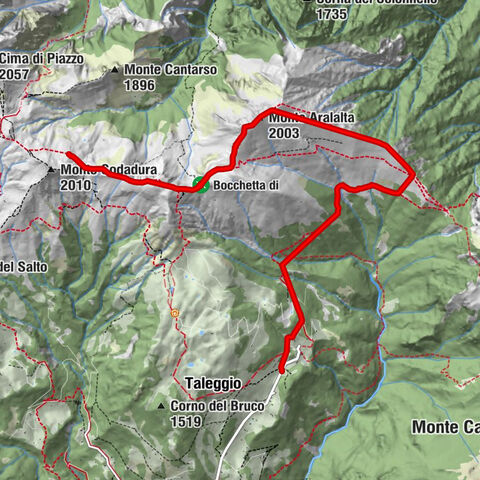Pizzo Baciamorti Monte Aralalta