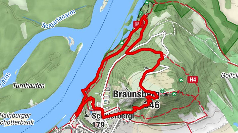 VIA.MONTE. - BRAUNSBERG CIRCULAR ROUTE
