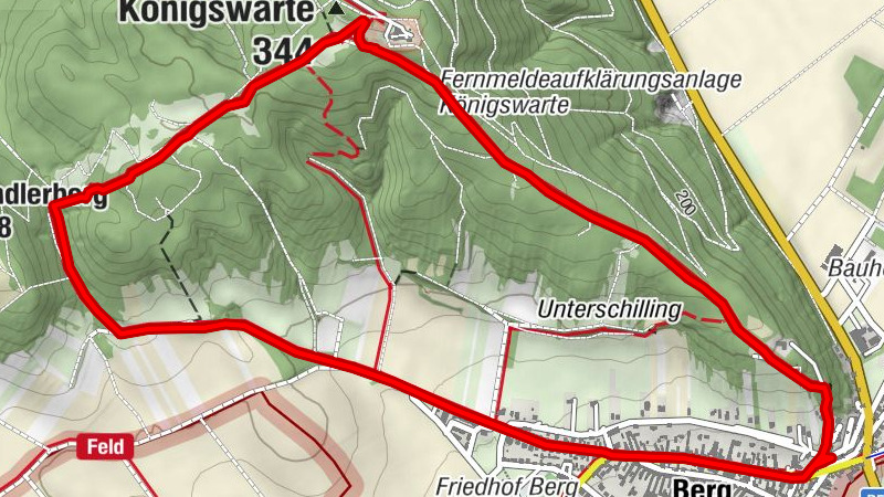 VIA.VISTA. - Königswarte Berg circular route