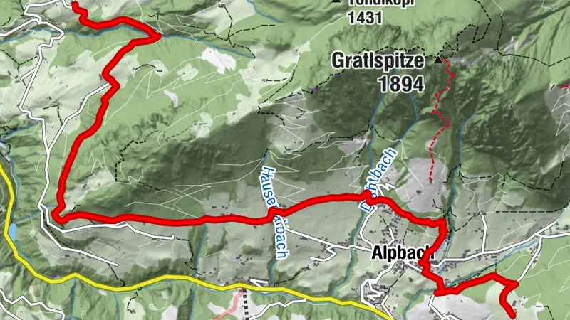 Bergsteiger Wandertag 1 - Vom Pinzgerhof zum Alpengasthof Roßmoos