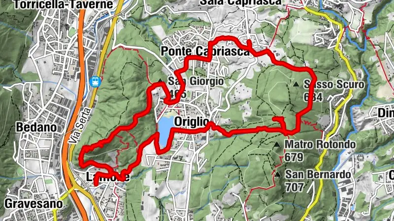 Kirchen und Kapellen im Val Capriasca Origlio, Tessin/Schweiz