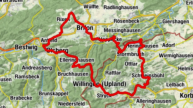 Rennrad - Diemelsee & Bruchhauser Steine