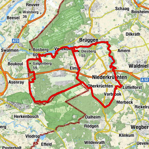 Rund "Lauf" Niederkrüchten (Rad- & Wanderweg um Niederkrüchten)