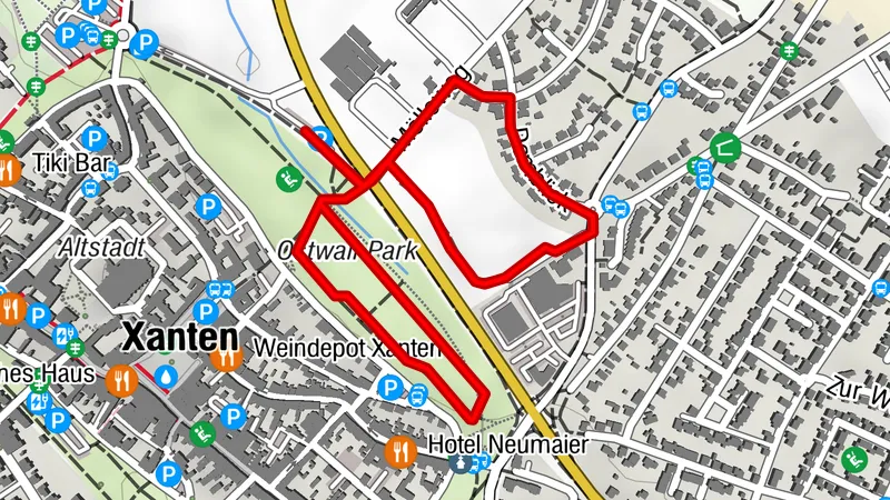 Spaziergang Kurpark am Ostwall & Flachwasserzone