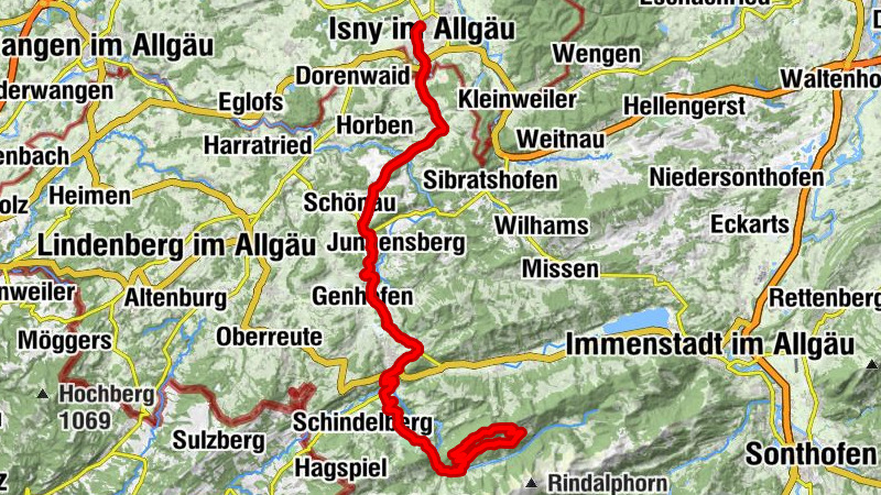 Start in Isny Geheim Tip am Hochgrad