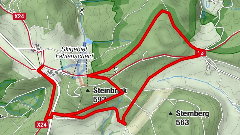 Winterwanderung rund um das Skigebiet Olpe-Fahlenscheid