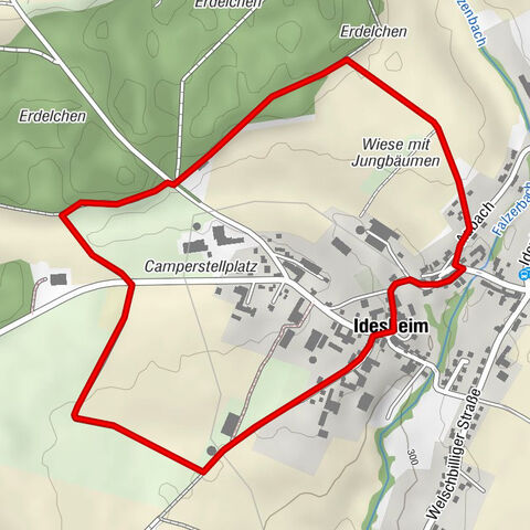 Bitburger LandGang - Zum Erdelchen - Rundweg um Idesheim