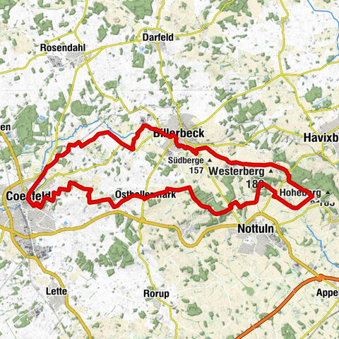 Mit dem Fahrrad hoch hinaus