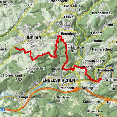 Bergischer Panoramasteig - Etappe 1: Ründeroth - Lindlar