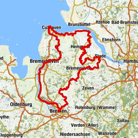Radwanderweg „Vom Teufelsmoor zum Wattenmeer“