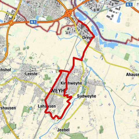 Pilgerweg Jakobsweg in Weyhe