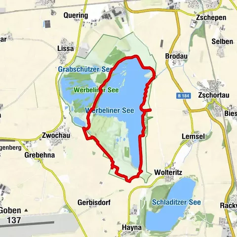 Rundwanderung um den Werbeliner See