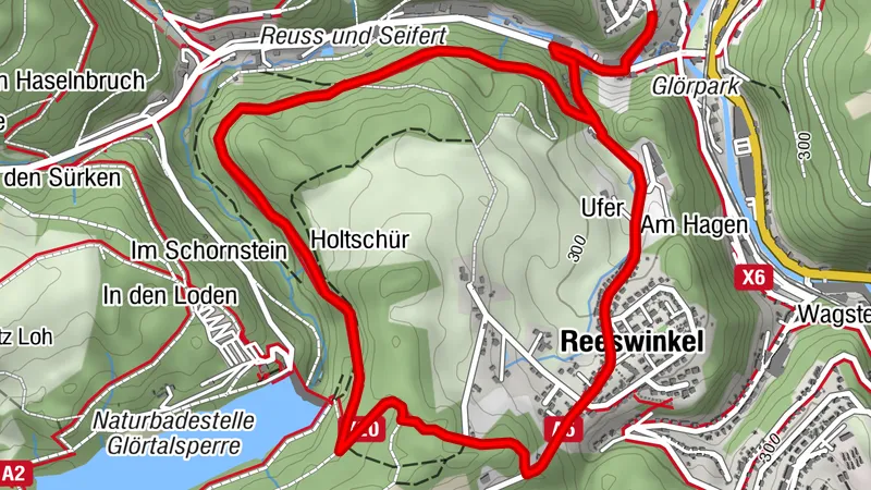 A5 Rundwanderweg zwischen Glör, Reeswinke u. Dahlerbrück