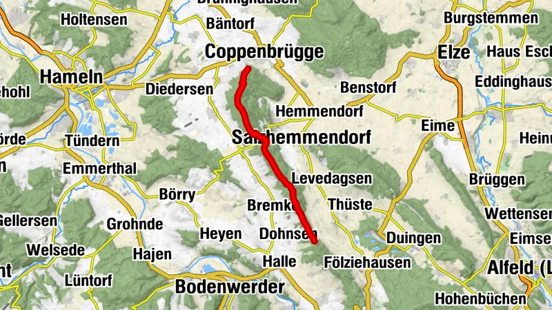 Ith-Hils-Weg Etappe 1: Coppenbrügge – Humboldtsee