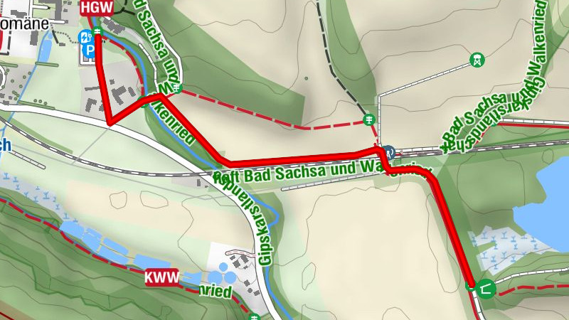 Rund um den Itelteich - behindertenfreundlich