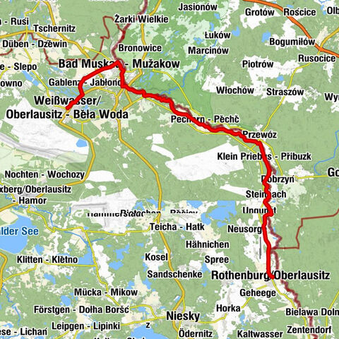 Rothenburg-Bad Muskau-Weißwasser