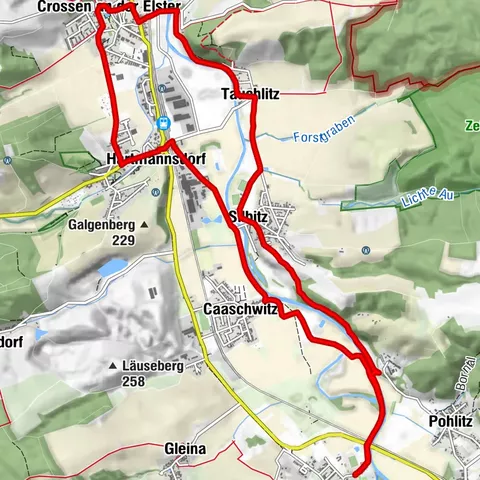 Rundwanderung "Mühlbergsteige" - Elstersteigen