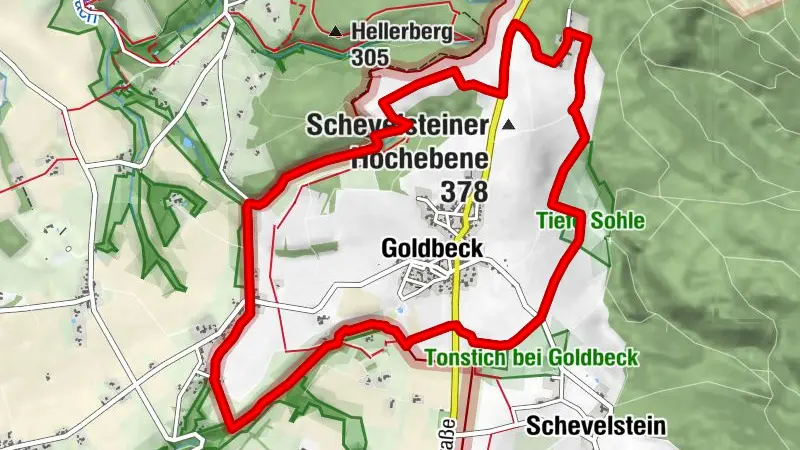 RI19 - Rundwanderweg Goldbeck