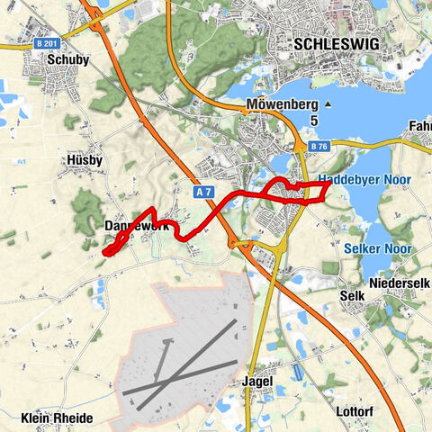 Auf Wikingerspuren über die Wälle des Danewerks