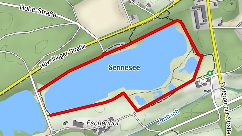 Senne-See Familientour