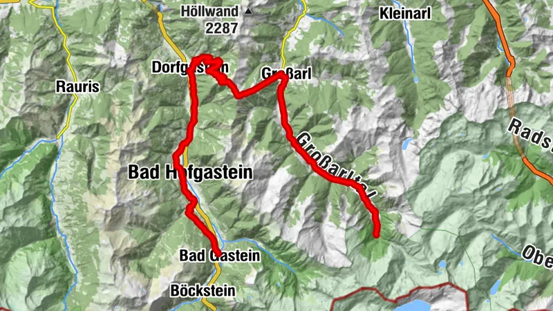 Hohe Tauern Bike Trail | ET01 Hüttschlag | Valley end Großarltal | Bad Gastein