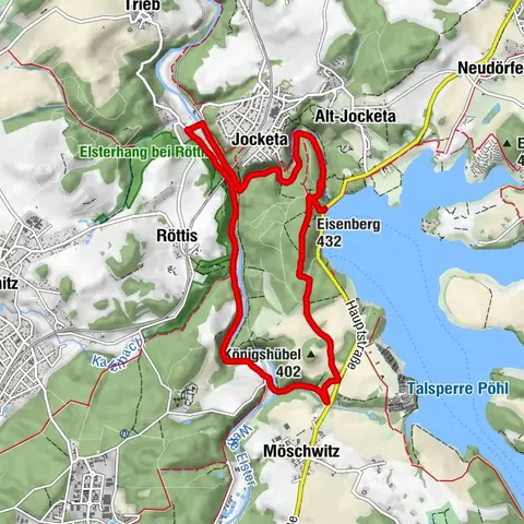 Wanderung durch das Elster- und Triebtal