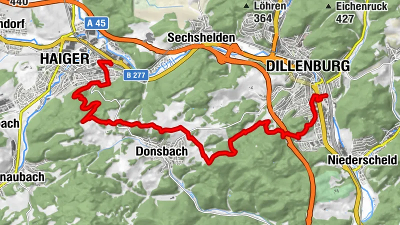 ÖPNV-Tour: Auf dem Rothaarsteig von Dillenburg nach Haiger