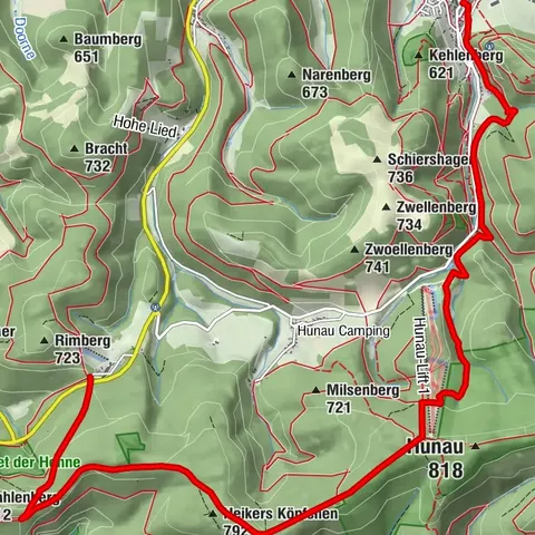 Vom Rimberg nach Bödefeld - Variante ab Bad Fredeburg