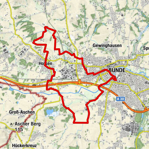 Von der Radstation zur Birnenallee