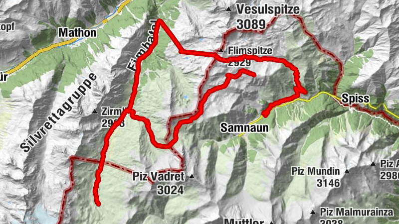 Heidelberger Hütte via Vesil Trail