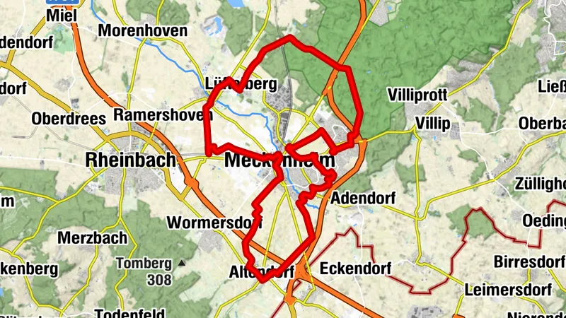 Schleife Meckenheim - Rheinische Apfelroute