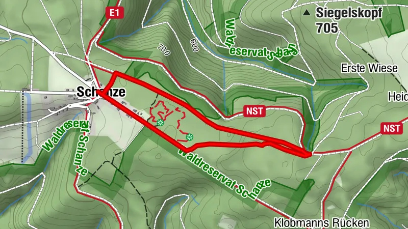 Rundweg um Schanze - Teufelssiepen-Weg (SZ3)