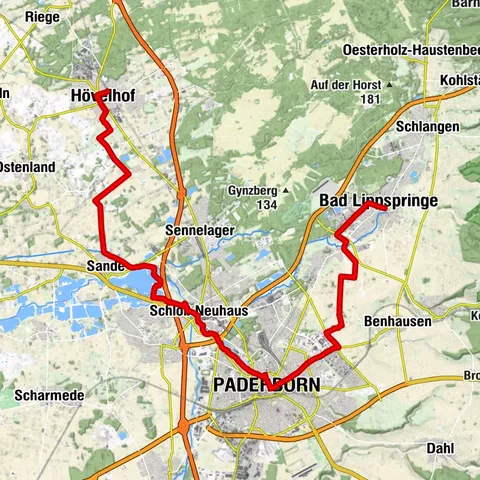 Paderborner Land Route: Etappe 1