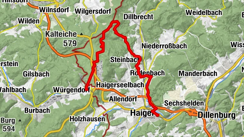 ÖPNV-Tour: Auf dem Rothaarsteig von Burbach-Würgendorf nach Haiger