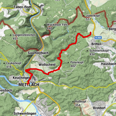 Saar-Hunsrück-Steig - 03. Etappe: von Mettlach nach Britten