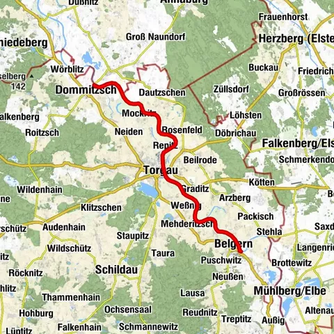 Unterwegs auf der Elbe - Zwischen Belgern und Dommitzsch