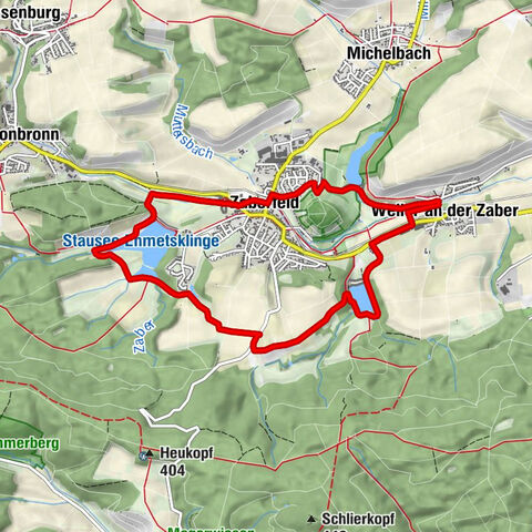 ZA1 - Drei-Seenweg Zaberfeld