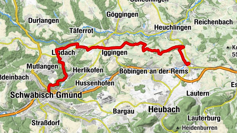 RemstalWeg Etappe 07: von Mögglingen nach Schwäbisch Gmünd