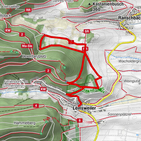 Winterwanderung von Leinsweiler zur Kaltenbrunn Quelle