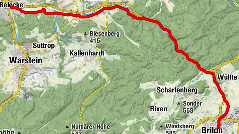 MöhnetalRadweg mit Kindern - Brilon bis Warstein