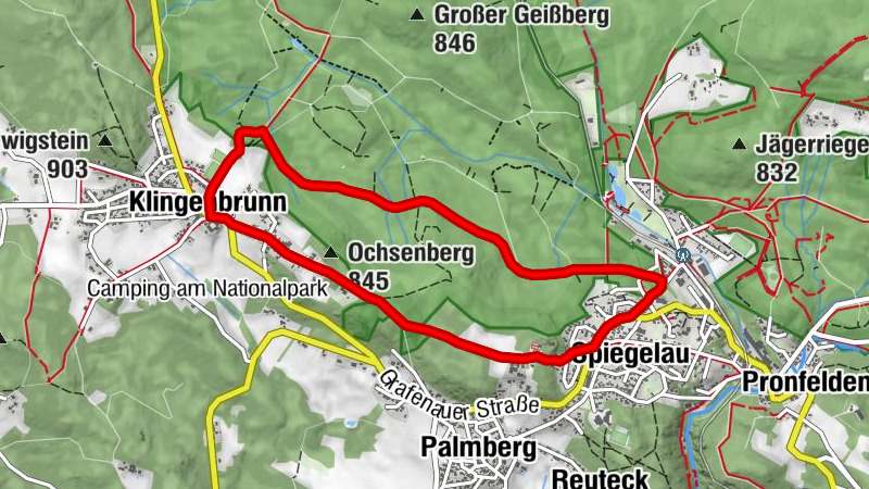 Rundweg Feldhase - Wanderung durch den Klingenbrunner Wald