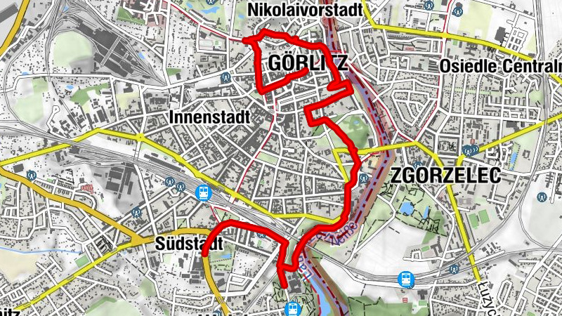 Travel through time to discover the history of Görlitz (city game)