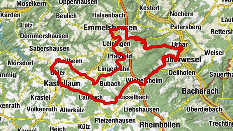 Between Rhine Panorama and Castle Town