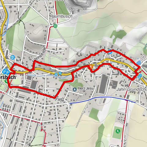 Spaziergang entlang der Oberlausitzer Umgebindehausstraße in Ebersbach-Neugersdorf; Tour 1
