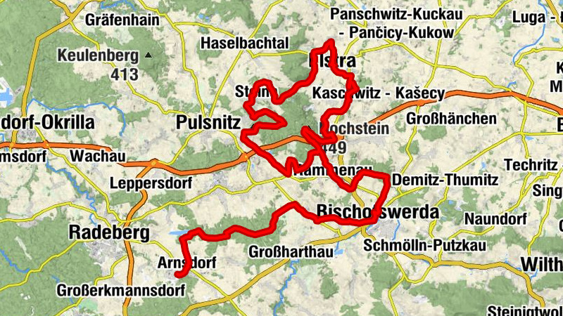 Naturerlebnisroute Westlausitz