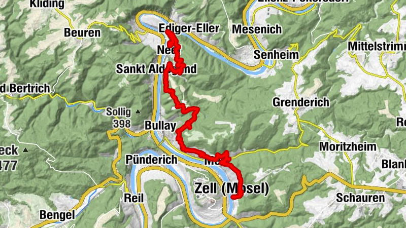 Moselsteig Trail Stage 15: Zell (Moselle) – Neef