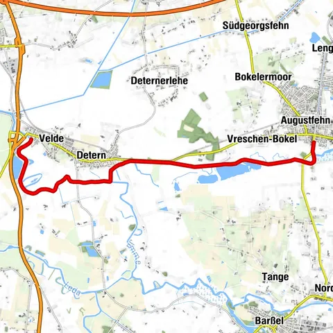 Kanutour von Augustfehn nach Stickhausen